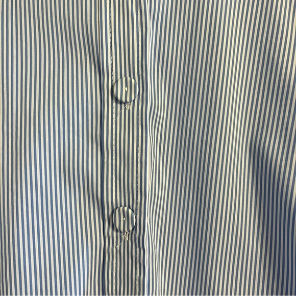 Striped Perfect Shirt Fabric Covered Buttons - Picture 3 of 4